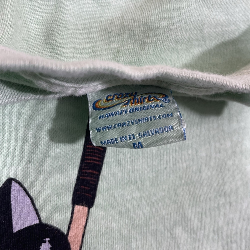 Vintage B. Kilban Cat Golf Double Sided Hawaii Crazy Shirts Tshirt Size Medium - Picture 8 of 8